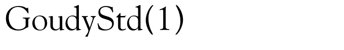 GoudyStd(1)