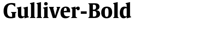 Gulliver-Bold