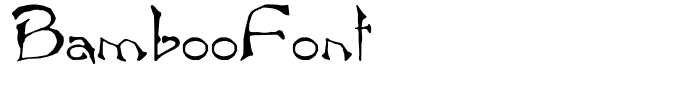 BambooFont