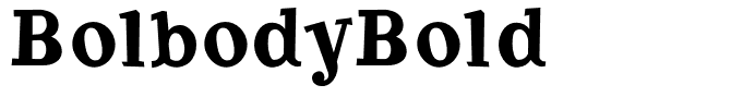 BolbodyBold