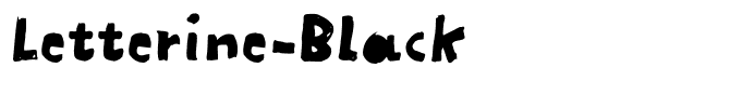 Letterine-Black
