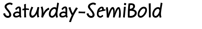 Saturday-SemiBold