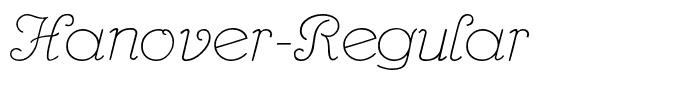 Hanover-Regular