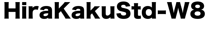 HiraKakuStd-W8