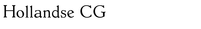 Hollandse CG