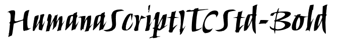 HumanaScriptITCStd-Bold