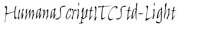 HumanaScriptITCStd-Light