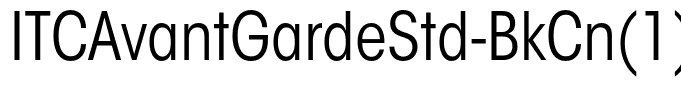 ITCAvantGardeStd-BkCn(1)
