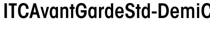 ITCAvantGardeStd-DemiCn