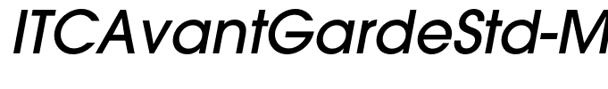 ITCAvantGardeStd-MdObl(1)