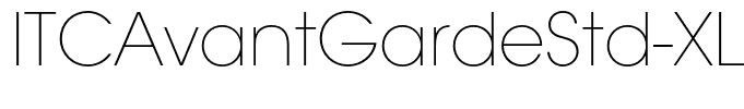 ITCAvantGardeStd-XLt