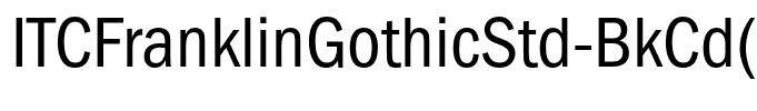 ITCFranklinGothicStd-BkCd(1)