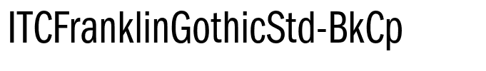 ITCFranklinGothicStd-BkCp