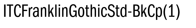ITCFranklinGothicStd-BkCp(1)