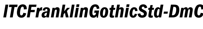 ITCFranklinGothicStd-DmCdIt(1)