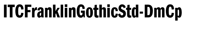 ITCFranklinGothicStd-DmCp