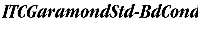 ITCGaramondStd-BdCondIta(1)