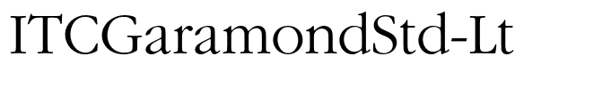 ITCGaramondStd-Lt