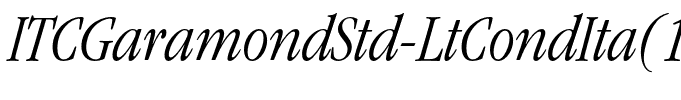 ITCGaramondStd-LtCondIta(1)