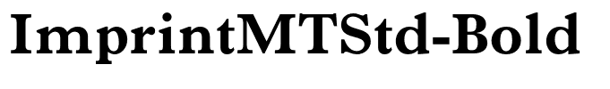 ImprintMTStd-Bold