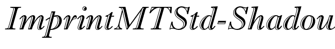 ImprintMTStd-ShadowIt
