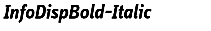 InfoDispBold-Italic