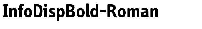 InfoDispBold-Roman