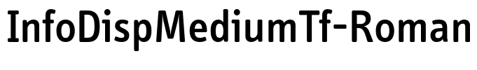 InfoDispMediumTf-Roman