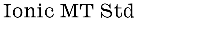Ionic MT Std