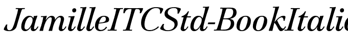 JamilleITCStd-BookItalic