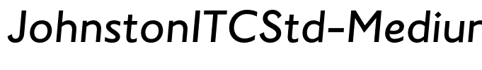 JohnstonITCStd-MediumItalic