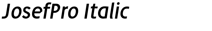JosefPro-Italic