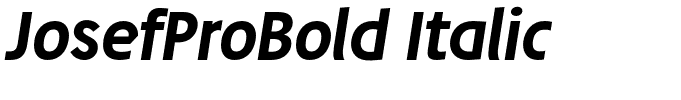 JosefProBold-Italic