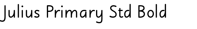 Julius Primary Std Bold