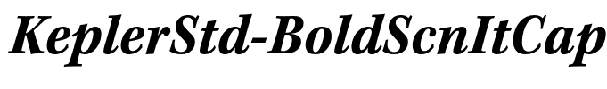 KeplerStd-BoldScnItCapt
