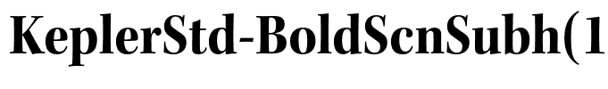 KeplerStd-BoldScnSubh(1)