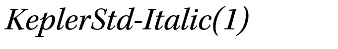 KeplerStd-Italic(1)