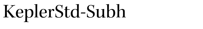 KeplerStd-Subh