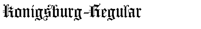Konigsburg-Regular