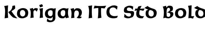 Korigan ITC Std Bold