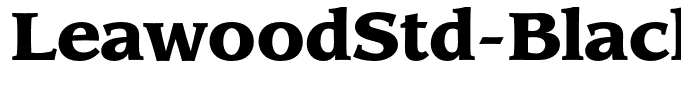 LeawoodStd-Black(1)