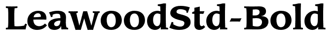 LeawoodStd-Bold