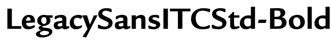 LegacySansITCStd-Bold