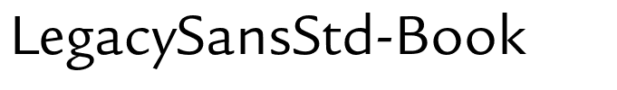 LegacySansStd-Book