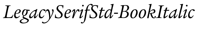 LegacySerifStd-BookItalic