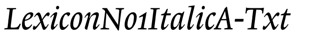 LexiconNo1ItalicA-Txt