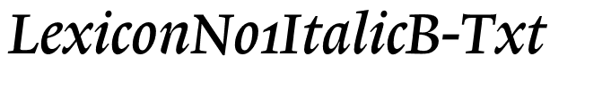LexiconNo1ItalicB-Txt