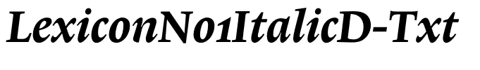 LexiconNo1ItalicD-Txt