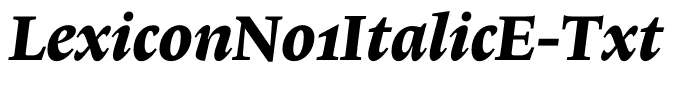 LexiconNo1ItalicE-Txt