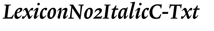 LexiconNo2ItalicC-Txt
